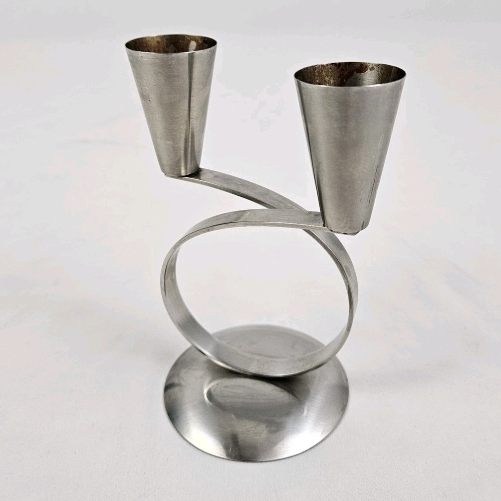 Mid-Century Danish Candle Holder MCM Vintage Candlestick Denmark Art Deco